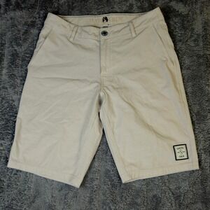 SALTY CREW Mens Drifter Hybrid Walkshorts Size 28 Coconut Blend Quick Dry Summer